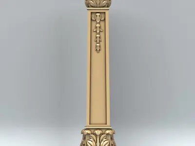 Column 002 3D model purchase