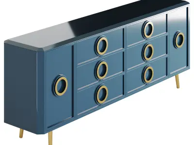 Rindix Blue Sideboard 3D model
