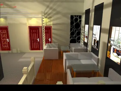 Booth - Area - 15X9-3DMAX2009-02 3D model