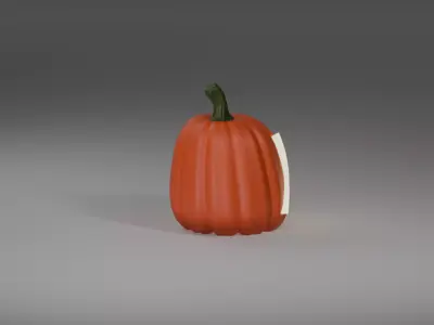 Halloween Pumpkin 3D Alphabet Pack  3D model