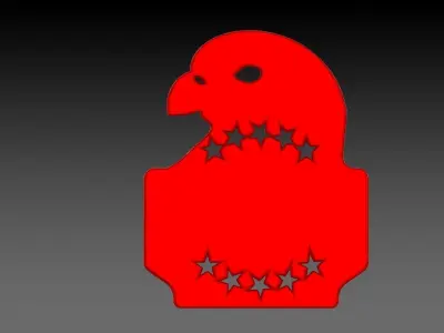 Eagle Pin Free 3D model