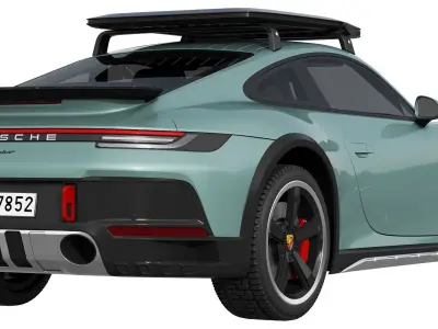 Porsche 911 Dakar 2023 3D model