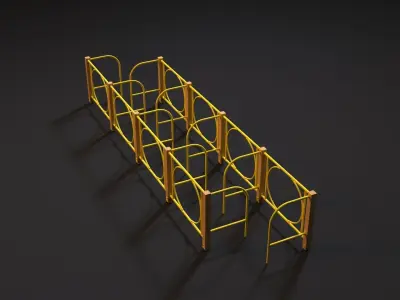 Sports complex 4 maze 3D model