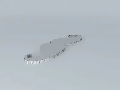 Panel Mustache Free 3D model