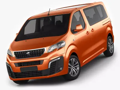Peugeot Traveller 3D model