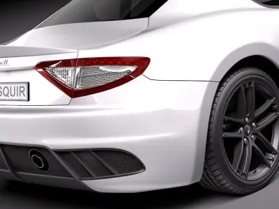Maserati GranTurismo MC Stradale 2012 3D Model 3D model