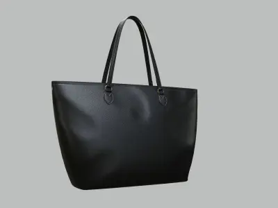 Gucci Women Ophidia GG Medium Tote Black Leather Bag Low-poly 3D model