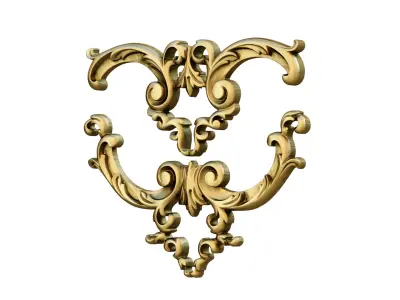 classic decor ornament 10 3D model