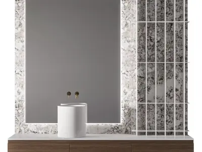 Luxury Bathroom 158 3D model