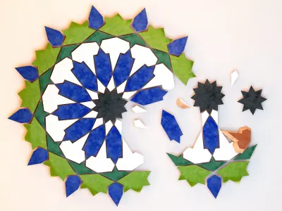 Moroccan zellige  3D model