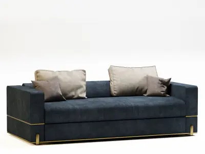 juliette italian sofa 3D model