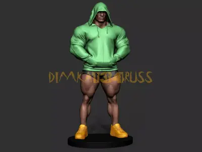 bodybuilder 3D print model
