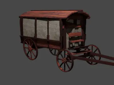 telega carriage 3D model