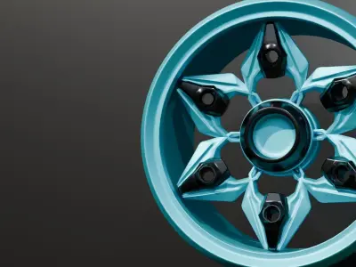 Concept rim wheel 3D model
