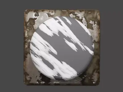 enebox marble bottle Free low-poly 3D model