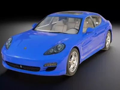 Porsche Panamera S hybrid 3D model