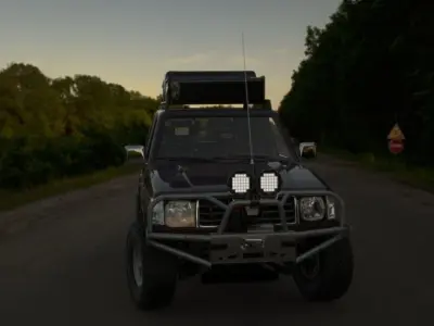 MITSUBISHI MONTERO DAKAR 3D model