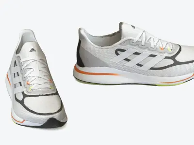 Adidas Shoe - 3d Model Low-poly 3D model