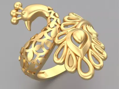 Ring Peacock R-001 3D print model