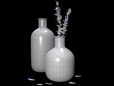 Vase Deco  PBR Archviz UE Free low-poly 3D model
