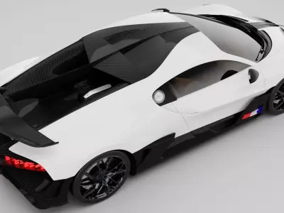 BUGATTI DIVO 2019 3D model by M-Sameer