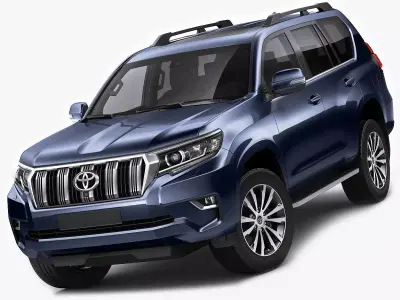 Toyota Land Cruiser J150 2018 3D model