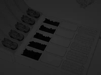 MC Queen Toy Cars participate competition  to broke the fruits  3D model