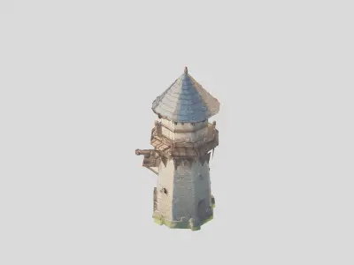 Low Poly Stylized Model 3D asset Low-poly 3D model
