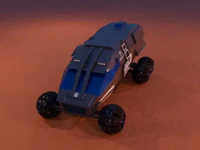 NASA mars rover 3D model