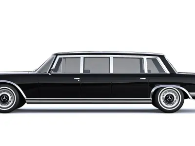 Mercedes-Benz 600 w100 Pullman 3D model
