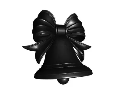 Christmas Bell 3D Printable Model 3D print model buy