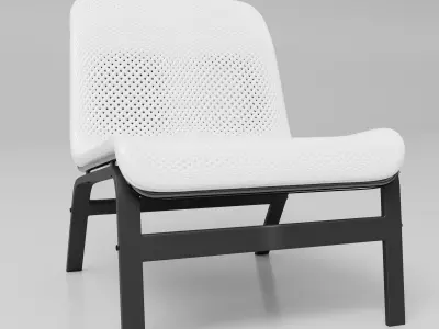 Mesh Lounge Chair 3D model