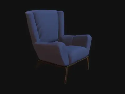 Maiko Armchair  3D model