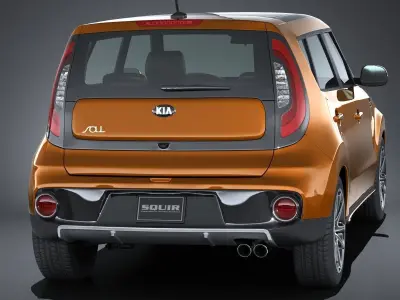 Kia Soul Turbo 2017 3D model