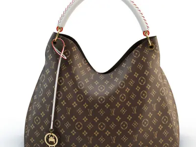Bag Louis Vuitton Brown 3D model