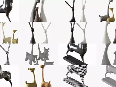 Collection of decorative figurines