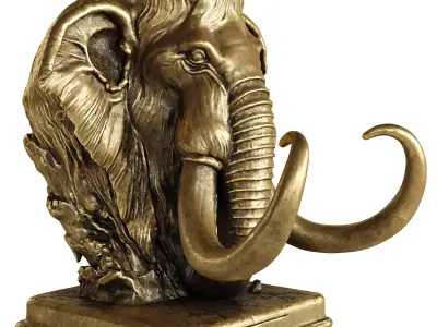 mamut statue 3D model