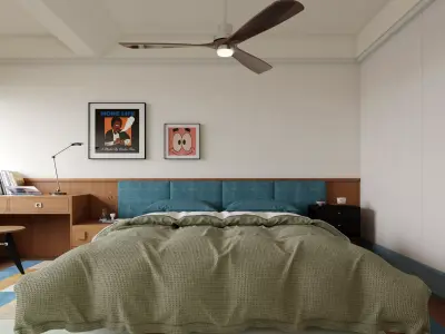 Bedroom interior scenes  3D model from CGTrader