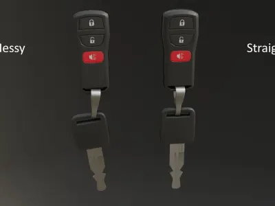 Car Key Low-poly 3D model