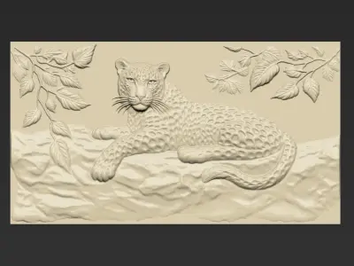 Leopard A54 3D print model