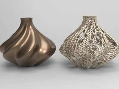 Vase Voronoi 11 3D print model