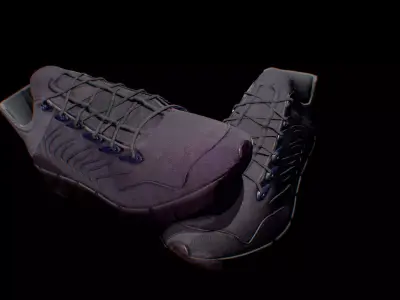 shoes sneakers Low-poly 3D model