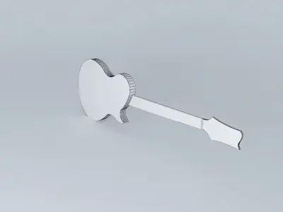 Guitarra Les Paul  Free 3D model