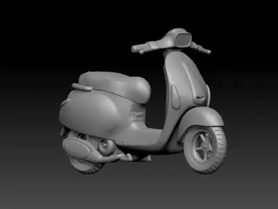 vespa matic 3D print model