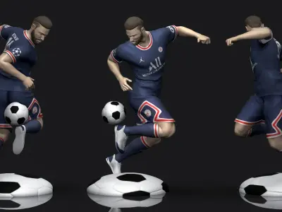  Neymar JR 3D Printable 6 3D print model