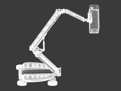 JLG 1250AJP Articulating Boom Lift 3D model
