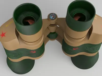 binocular binoculars 3D model