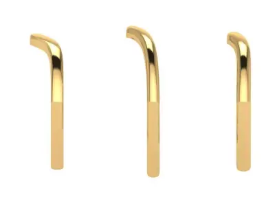 round half curved matching band collection  3D print model