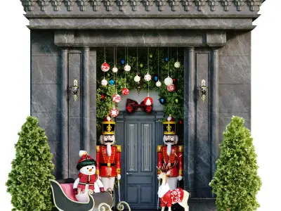 New Year Portal entrance 916 3D model