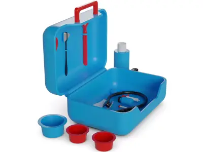 Cars and action games Play Doctor Kit 3D model